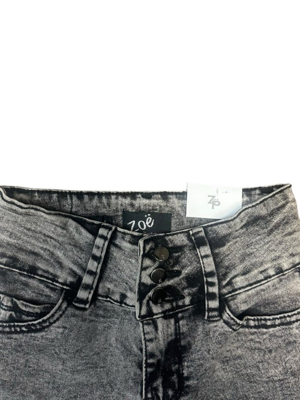 Zoe Phoebe High Rise Skinny Grey Wash Jeans Women’s Size 1 - Picture 2 of 15